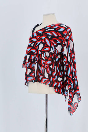 Top sans manche Pinko Rouge en Coton