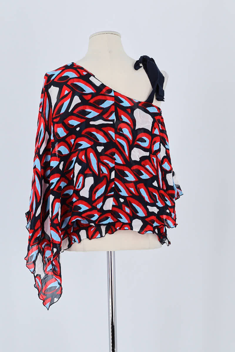 Top sans manche Pinko Rouge en Coton