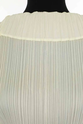 Top sans manche Pleats Please Jaune en Synthétique