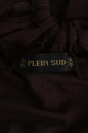 Top sans manche Plein Sud Marron en Viscose
