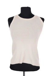 Top sans manche Prada Beige en Cachemire, taille S - Seconde Main