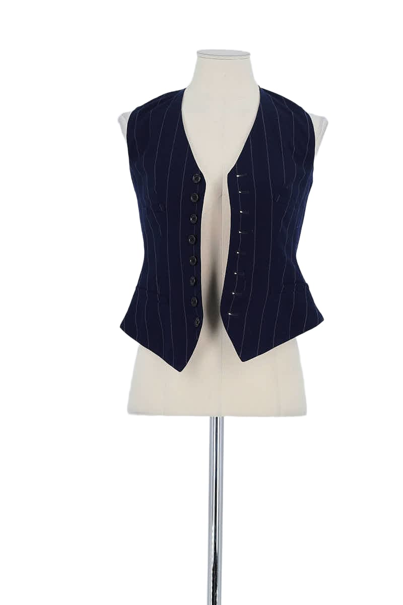 Top sans manche Ralph Lauren Bleu en Laine, taille XS - Seconde Main