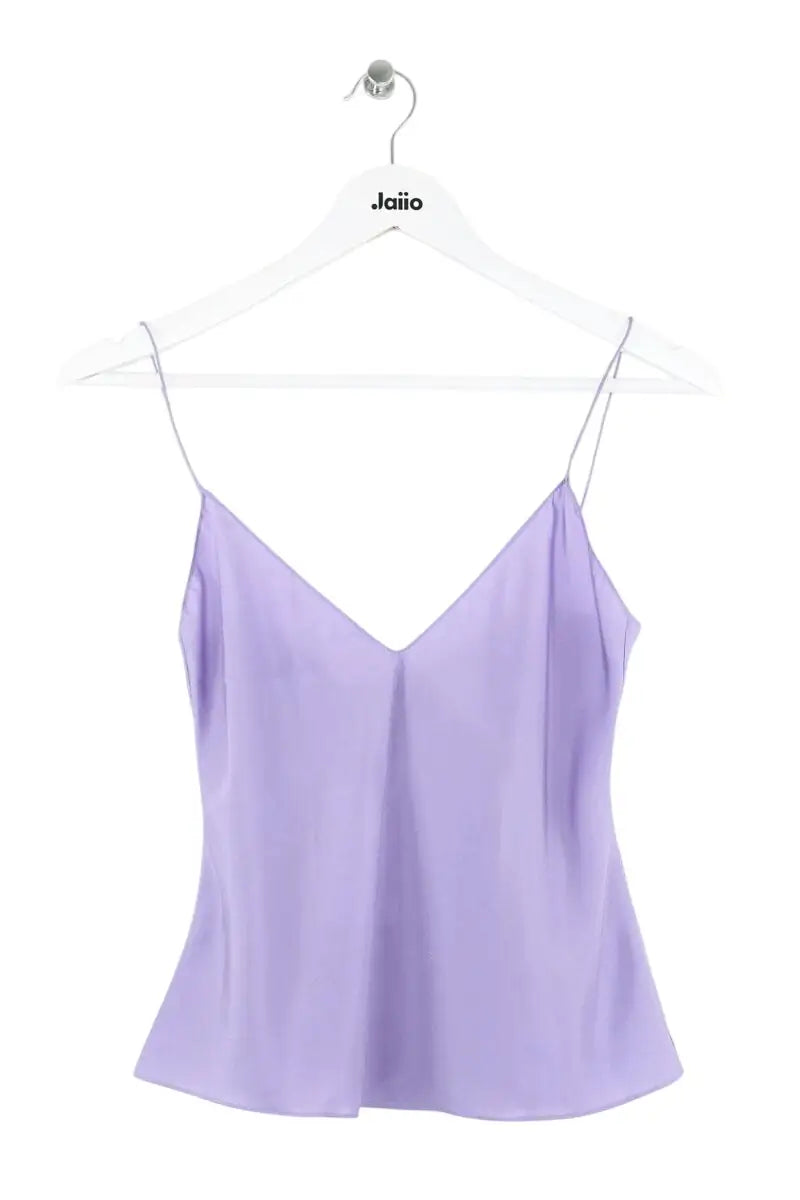 Top sans manche Ralph Lauren Violet en Soie, taille M - Seconde Main