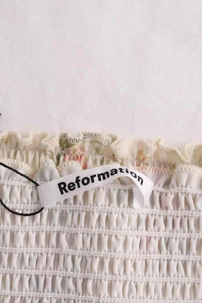 Top sans manche Reformation Multicolore en Synthétique