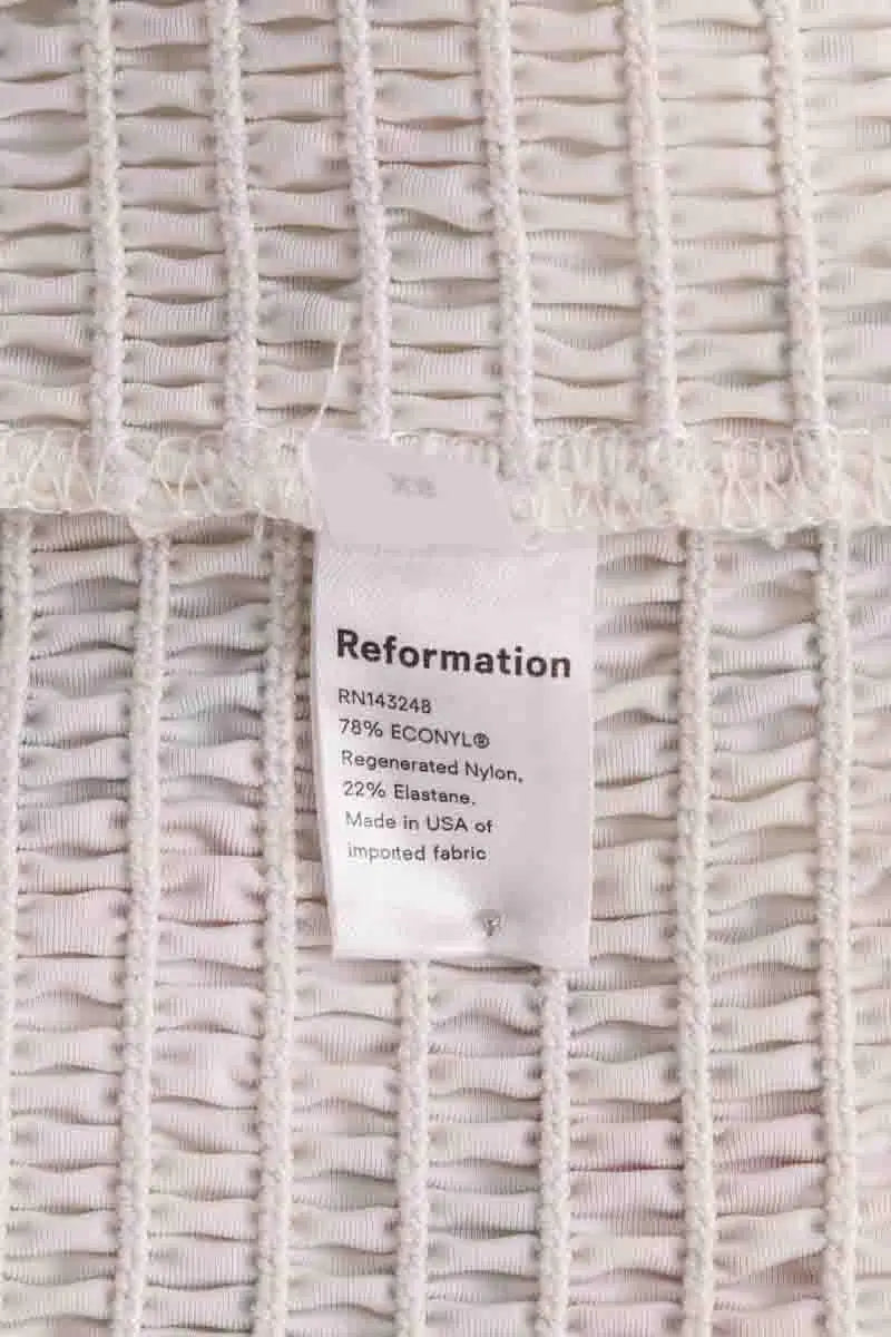 Top sans manche Reformation Multicolore en Synthétique