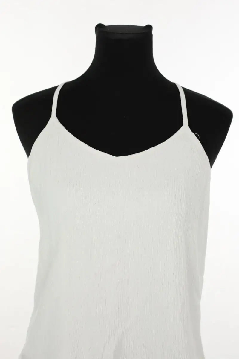 Top sans manche Saaj Blanc en Viscose
