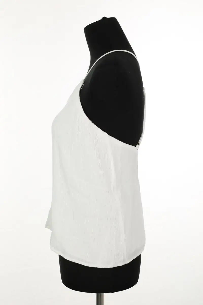 Top sans manche Saaj Blanc en Viscose