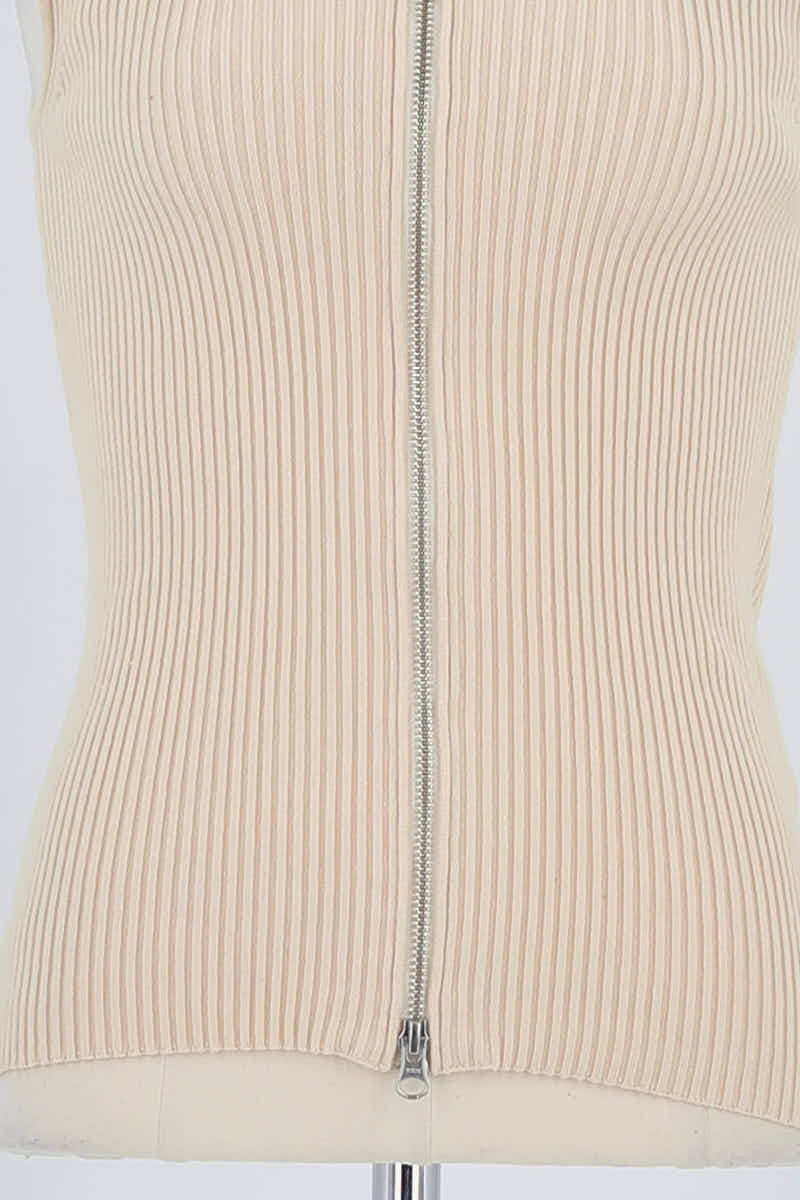 Top sans manche Samsoe Samsoe Beige en Viscose