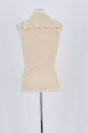 Top sans manche Samsoe Samsoe Beige en Viscose