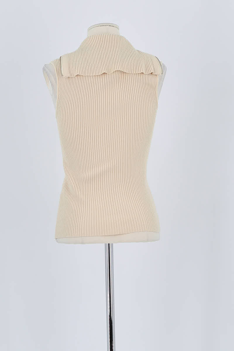 Top sans manche Samsoe Samsoe Beige en Viscose