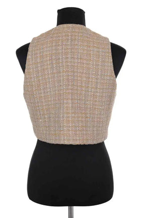 Top sans manche Sandro Beige en Coton