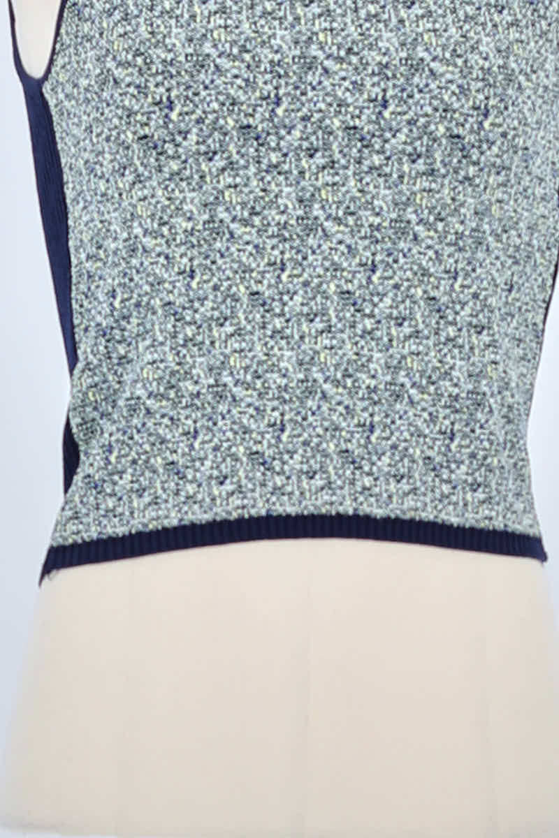 Top sans manche Sandro Bleu en Viscose