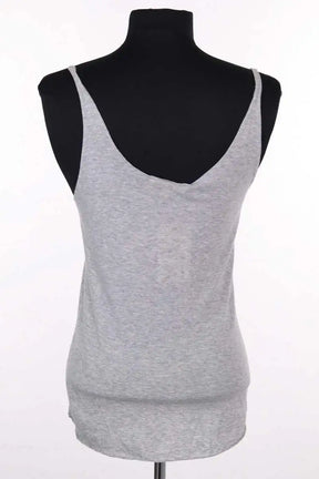Top sans manche Sandro Gris en Coton