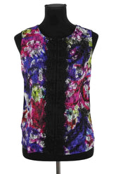 Top sans manche Sandro Multicolore en Polyamide, taille L - Seconde Main