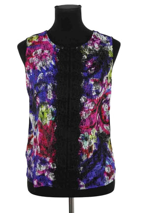 Top sans manche Sandro Multicolore en Polyamide, taille L - Seconde Main
