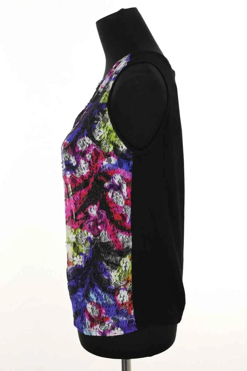 Top sans manche Sandro Multicolore en Polyamide