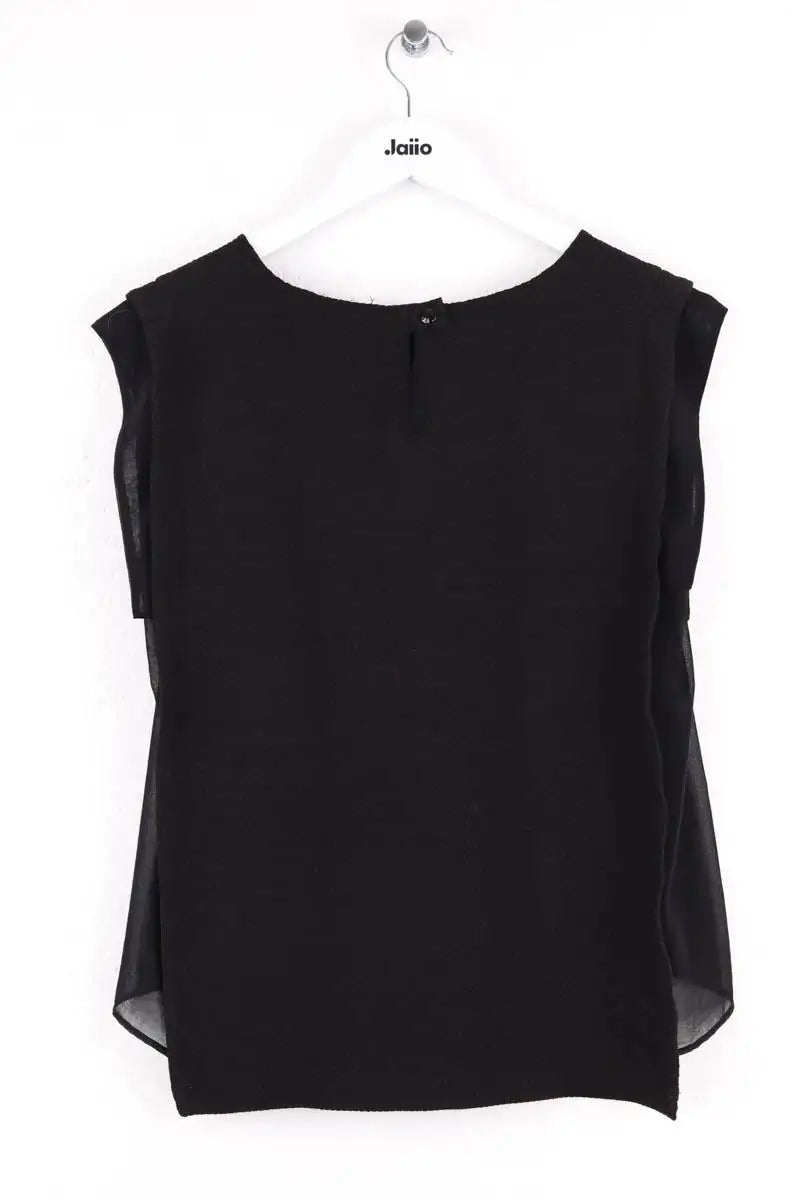 Top sans manche Sandro Noir en Synthétique