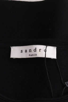 Top sans manche Sandro Noir en Synthétique