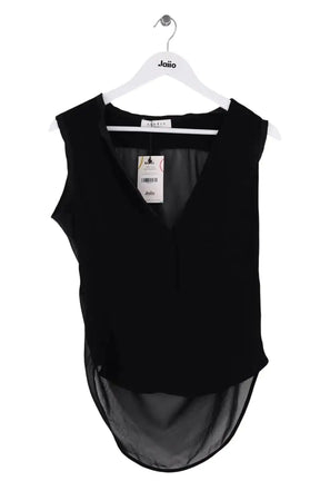 Top sans manche Sandro Noir en Synthétique, taille S - Seconde Main
