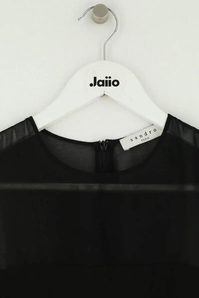Top sans manche Sandro Noir en Synthétique