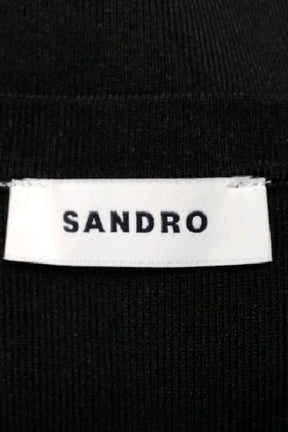 Top sans manche Sandro Noir en Viscose