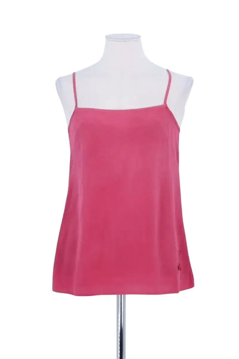 Top sans manche Sandro Rose en Soie, taille S - Seconde Main