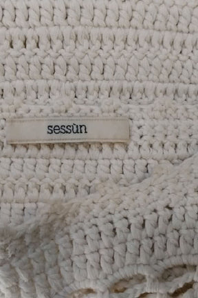 Top sans manche Sessun Beige en Coton