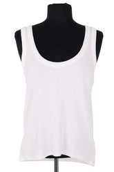 Top sans manche Sessun Blanc en Coton, taille M - Seconde Main