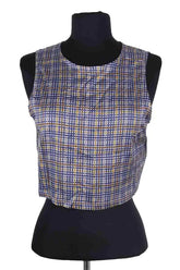 Top sans manche Sessun Laou Bleu en Viscose, taille XS - Seconde Main