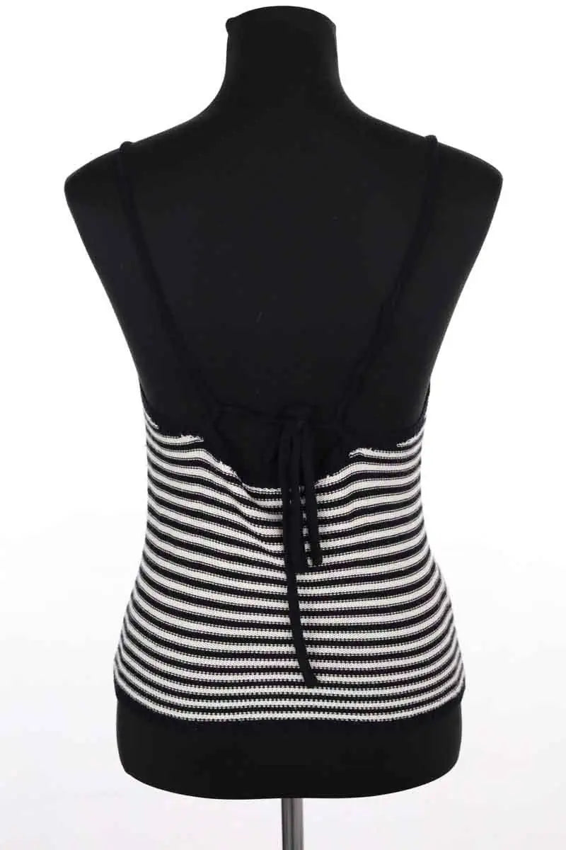Top sans manche Sessun Noir en Viscose
