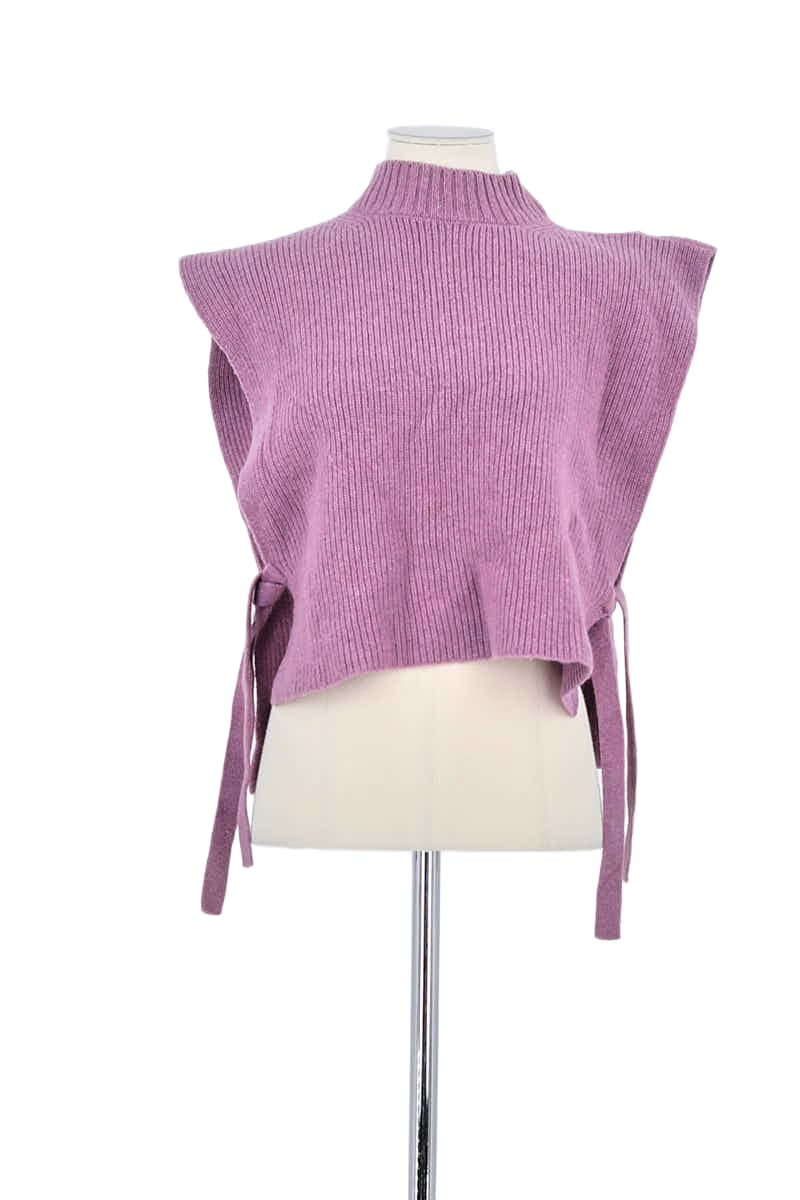 Top sans manche Sessun Rose en Laine, taille TU - Seconde Main