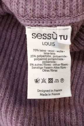 Top sans manche Sessun Rose en Laine