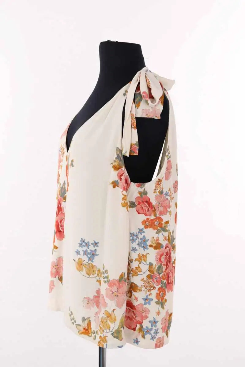 Top sans manche Sézane Beige en Coton