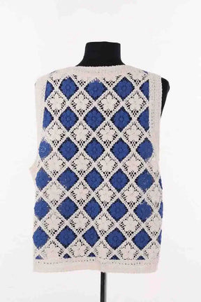 Top sans manche Sézane Blanc en Coton