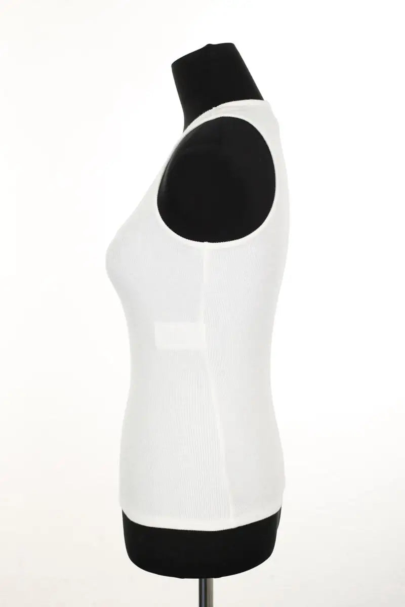 Top sans manche Sézane Blanc en Coton