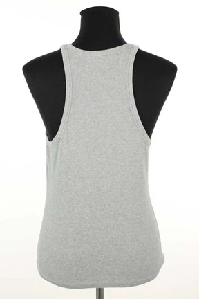 Top sans manche Sézane Gris en Coton