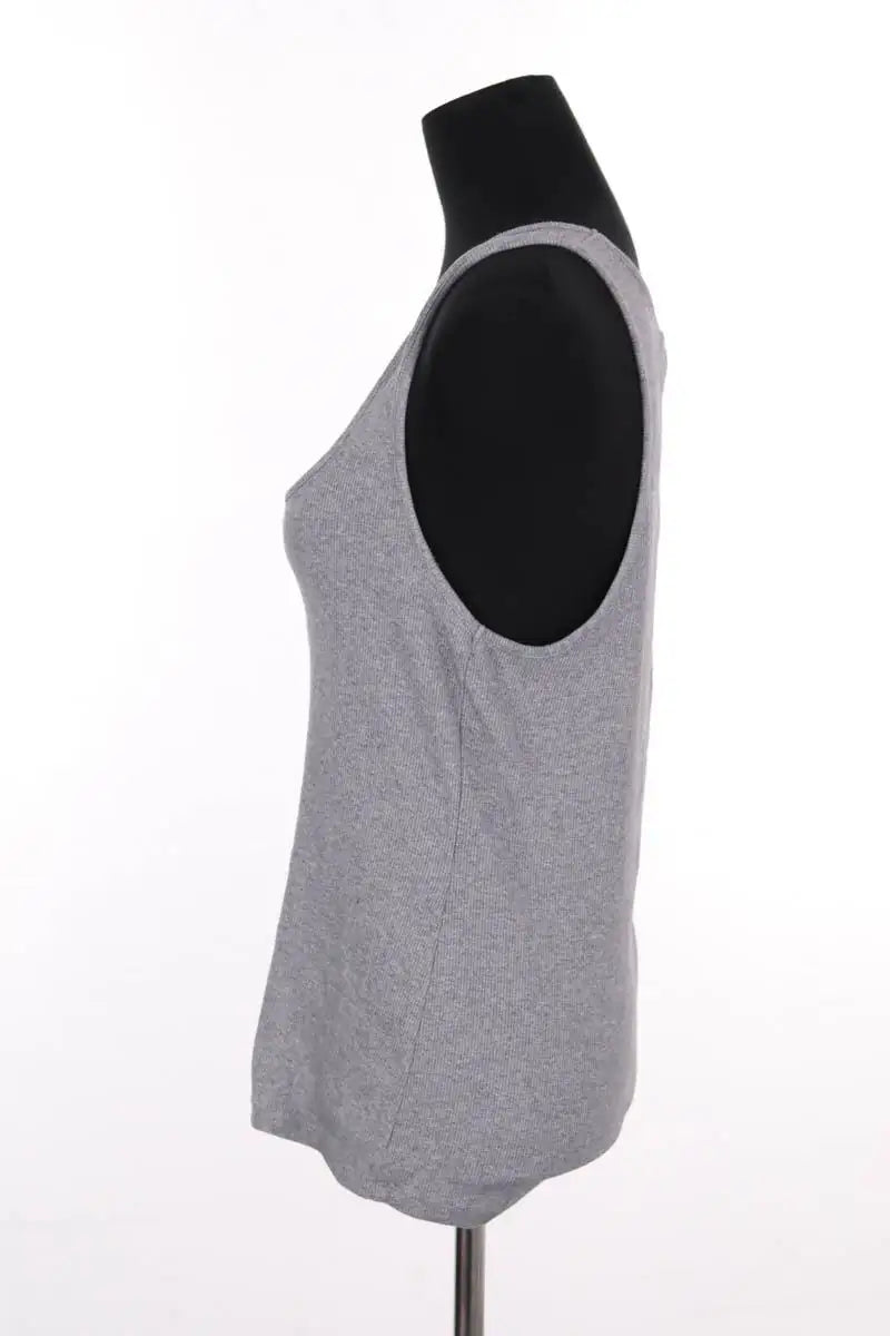 Top sans manche Sézane Gris en Coton