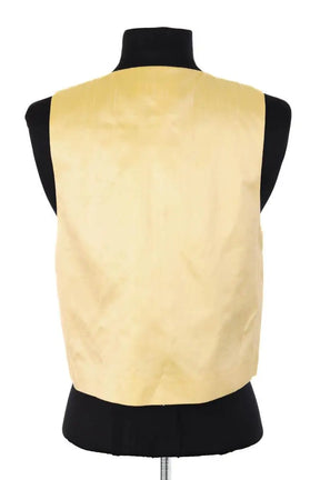 Top sans manche Sézane Jaune en Lin