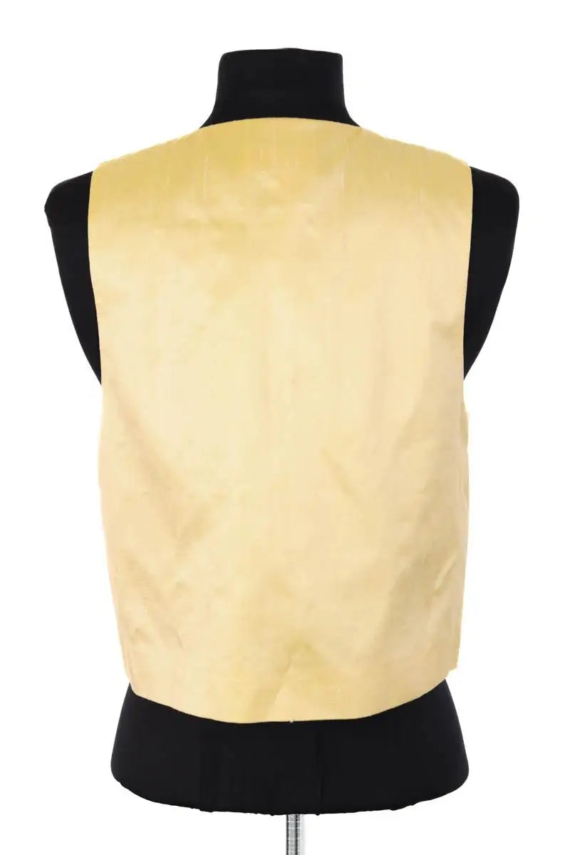 Top sans manche Sézane Jaune en Lin