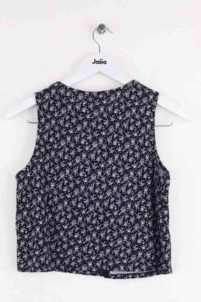 Top sans manche Sézane Marine en Coton