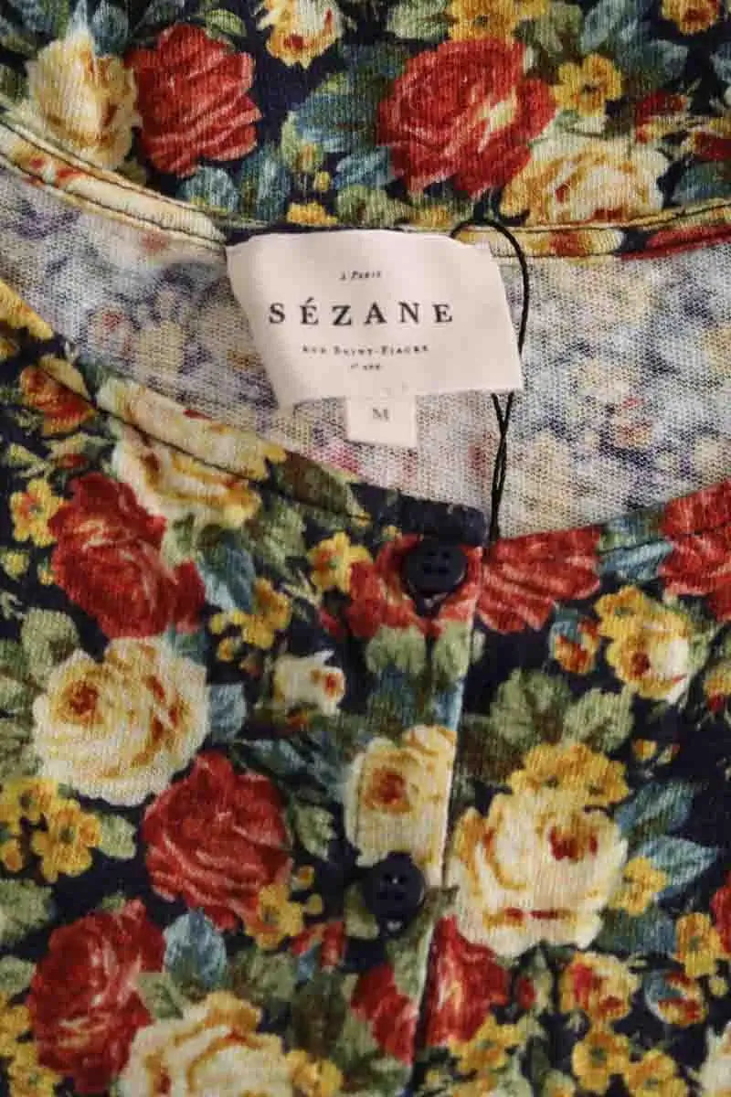 Top sans manche Sézane Multicolore en Coton