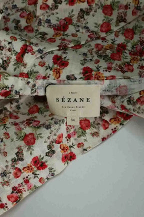Top sans manche Sézane Multicolore en Lin