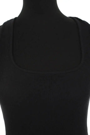 Top sans manche Sézane Noir en Coton