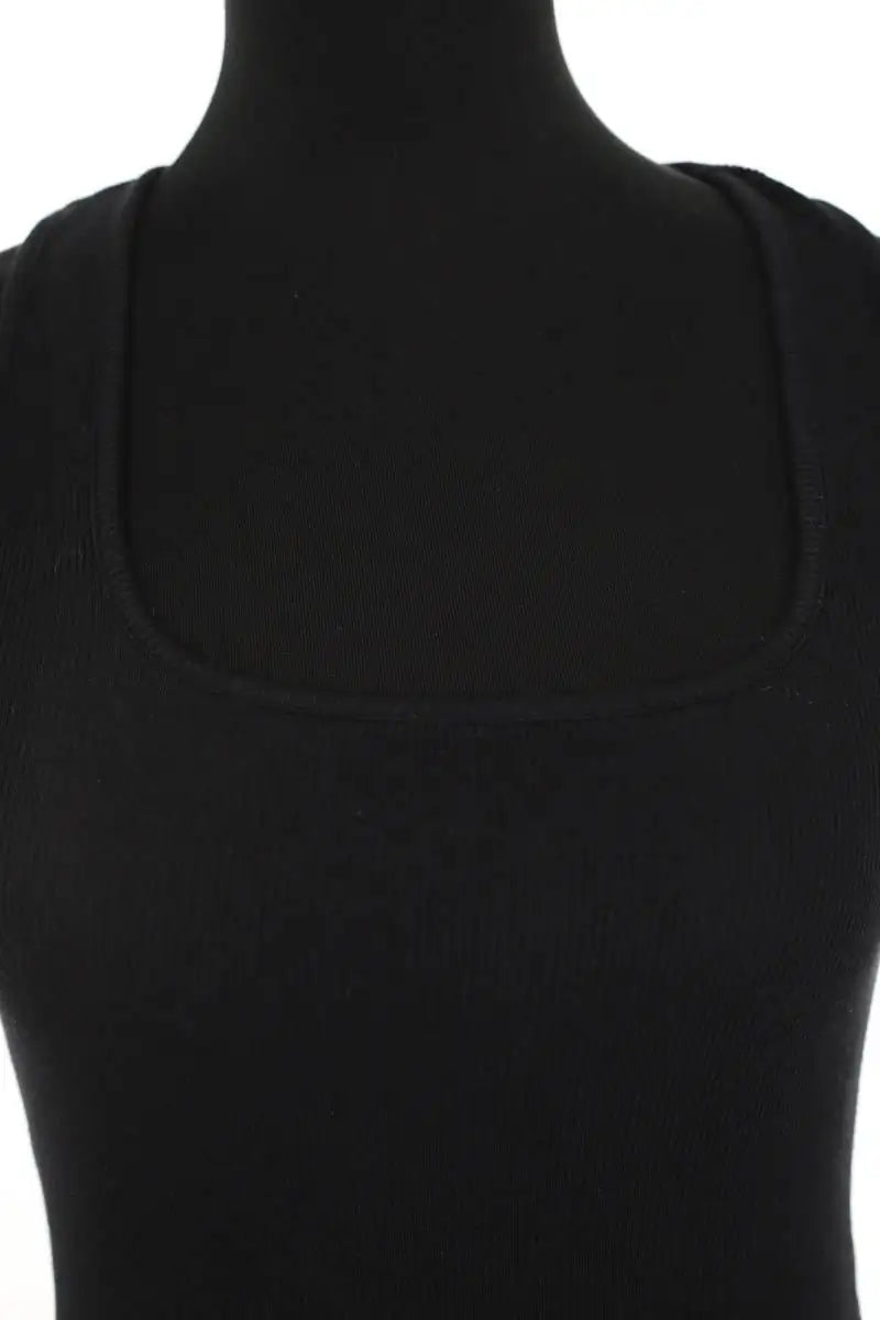 Top sans manche Sézane Noir en Coton