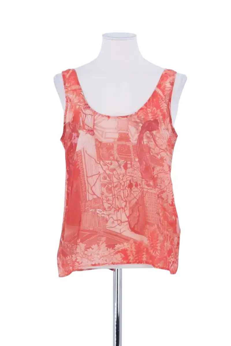 Top sans manche Sézane Rouge en Coton, taille S - Seconde Main