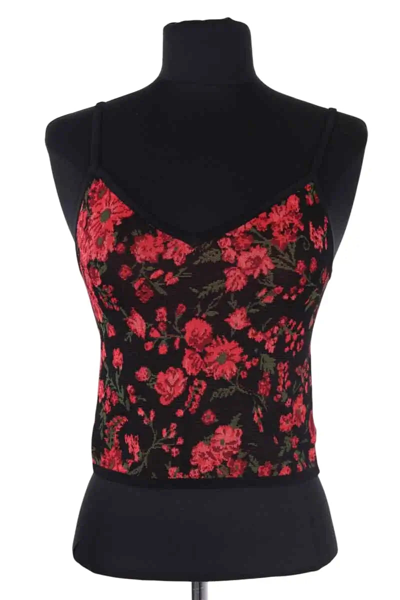Top sans manche Sézane Rouge en Viscose, taille XXS - Seconde Main