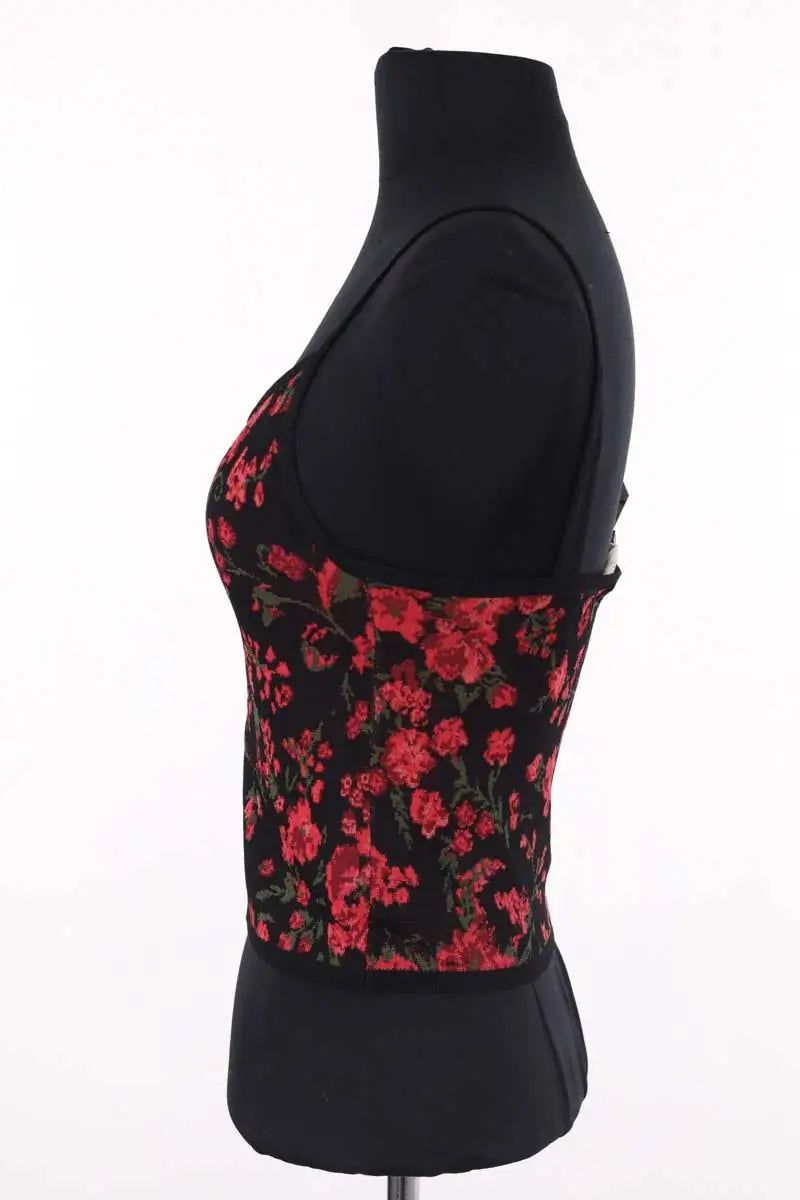 Top sans manche Sézane Rouge en Viscose