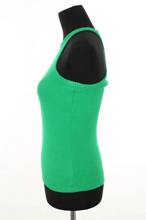 Top sans manche Sézane Vert en Coton