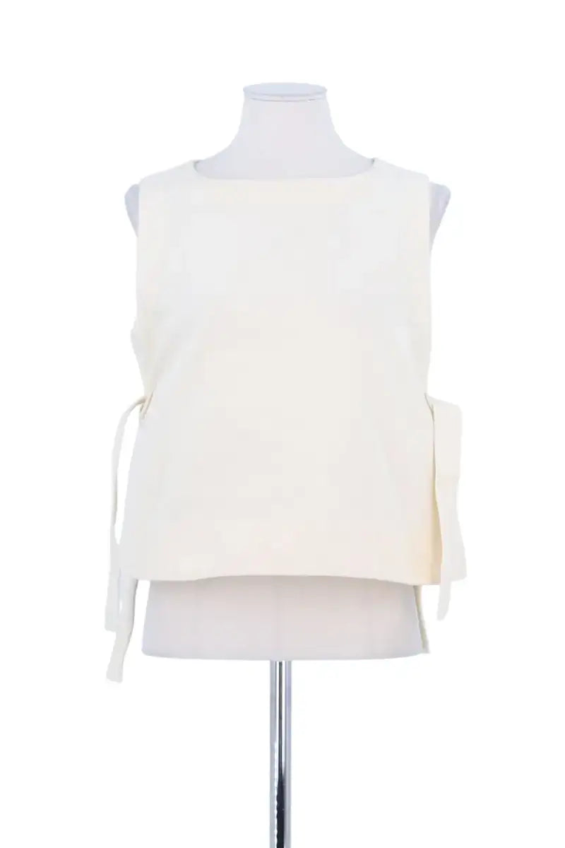 Top sans manche Soeur Ecru en Coton, taille M - Seconde Main