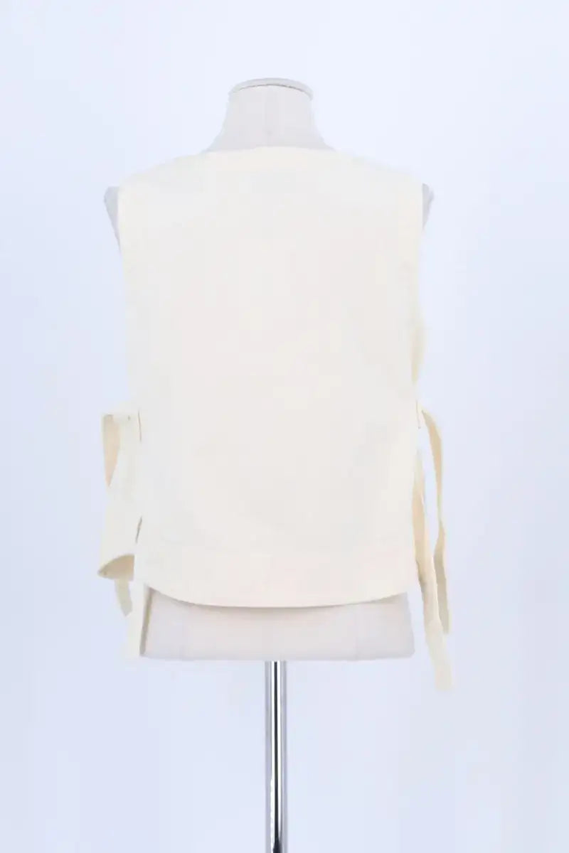 Top sans manche Soeur Ecru en Coton
